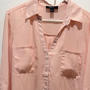BCX Women's Blouse in Light Pink